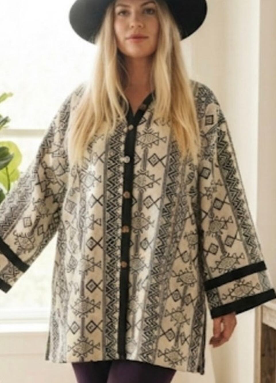 Meetu Magic Woven African-style Poncho/Jacket/Cardigan